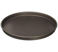 LloydPans 12x1, Straight Sided Pizza Pan, Pre-Seasoned PSTK, Rolled Rim for Strength, Aluminum, Dark Gray