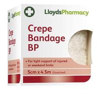 LloydsPharmacy Crepe Bandage 5cm x 4.5m