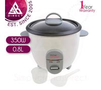 Lloytron 0.8L Automatic Rice Cooker│Easy to Use│350W│4 Cups│E3302│Non-Stick│InUK