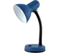 HOMELIFE 35w 'Classic' Flexi Desk Lamp with Versatile Flexible Neck - Integral On/Off Switch - Approx. 34cm Height - L958NB - Midnight Blue