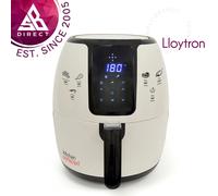 Lloytron 4Litre Kitchen Deep Fryer│Digital Easy-Touch Control Panel│Blk/Crm│InUK
