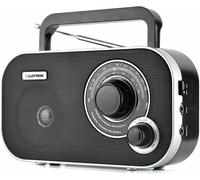 Lloytron N2405BK Battery Operated 'Calypso' 2 Band AM/FM Portable Radio - Black