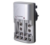 Lloytron Compact Aa/aaa/9V(Pp3) Battery Charger For Nimh/nicd Rechargeable Batteries, Charge 2-4 Batteries At Once
