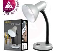 Homelife 35W 'classic' Flexi Desk Lamp - Strato Silver