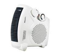 Lloytron F2003WH Staywarm 2000W Upright / Flatbed Fan Heater (BEAB) with Two Heat Settings and Cool Blow, White