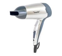 Lloytron H1010Sv Compact Travel Hair Dryer Small 1200W Dual Voltage With Folding Handle - Silver
