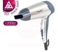 Lloytron H1010SV Travel Hair Dryer│2 Speed & Heat Settings│Folding Handle│InUK