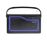 Lloytron 'Ibiza' 2 Band AC/DC Portable Radio with Carry Handle - Black - N2402BK