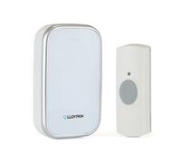 Lloytron Mip3 - 32 Melody Battery Operated Portable Door Chime Kit - White