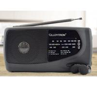 Lloytron N3201 Portable Personal Sports Radio Mw/fm/lw With Earphones Battery Operated - Black
