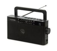 Lloytron N6404Bk Rhapsody Portable Radio Am/fm/sw With Bluetooth - Rechargeable Battery Or Mains Powered - Black