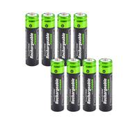 Lloytron NIMH AccuPower Batteries Rechargable 8 Pack Battery