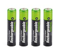 Lloytron Nimh Rechargeable Accudigital Batteries Aaa Size 900Mah 4 Pack