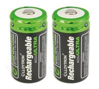 Lloytron Nimh Rechargeable Accuultra Batteries C Size 3000Mah 2 Pack
