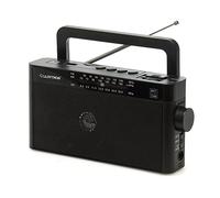 LLOYTRON "Rhapsody" AM/FM/SW Radio with MusicStream- Portable and Rechargeable - MP3 Playback via USB or Micro SD - Mains or Battery Powered - N6404BK - Black