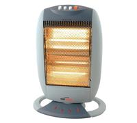 Lloytron 3 Bar Halogen Heater, Small, 1200 Watt, Grey (F2106GR)