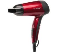 Lloytron Travel Hair Dryer Small 1200W Dual Voltage Compact With Folding Handle - Red