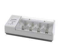 LLOYTRON Universal Home Battery Charger for AA / AAA / C / D / 9V (PP3) NiMh / NiCd Rechargeable Batteries - Charge 2 or 4 Batteries at Once - B044 - Grey