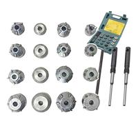 LLOZoo 20-30mm Universal Valve Seat Reamer, Multifunctional Reamer Set, with Storage Box/Easy to Carry Store, Effectively Repair Valve Seat Wear, for Repair Valve,20pcs