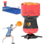 LLOZoo Table Tennis Robot- with 90 Ball Reserves, Portable Table Tennis Machine, Cordless Control, Programmable Drills-Frequency/Ball Speed/Rotation/Landing/Height,A