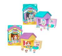 LLP Little Live Pets Dog House Playset 2-pack, Beagle & Maltese | 2 fold-out houses reveal 4-6 surprise pups each, 80+ to collect; gift for kids ages 5+