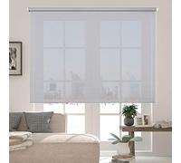 LLPEIJIE026 Daylight Roller Blinds,Opaque Fabric Shades,Light Filtering Roller Blinds,Protection UV Waterproof Privacy Roller Blinds,for Bedroom,Living Room,Bathroom,Office (60cm Width x 130cm Drop)