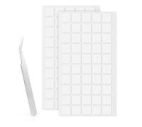 LLPT Double Sided Adhesive Dots | 100 PCS | 15MM | Square Removable Nano Sticky Dots | Clear Tack No Trace | Super Sticky Putty Waterproof Small Stickers | for DIY Home Decoration(NS15100)