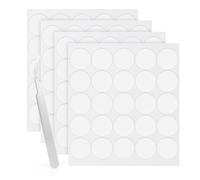 LLPT Double Sided Adhesive Dots | 100 PCS | 25MM | Round Removable Nano Sticky Dots | Clear Tack No Trace | Super Sticky Putty Waterproof Small Stickers | for DIY Home Decoration(ND25100)