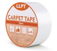 LLPT Double Sided Carpet Tape | 50mm x 11m | Residue Free Heavy Duty Removable Easy Use | Strong Adhesive Rug Gripper Tape | for Laminate Hardwood Floors Carpet Tile (DCT511P1)