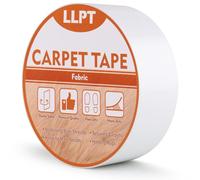 LLPT Double Sided Carpet Tape | 50mm x 27m | Residue Free Heavy Duty Removable Easy Use | Strong Adhesive Rug Gripper Tape | for Laminate Hardwood Floors Carpet Tile (DCT527P1)
