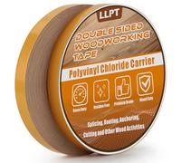 LLPT Double Sided Woodworking Tape 13MM x 27M x 0.22MM Each 2 Pack Double Face Turner Woodworker Adhesive Tape Removable Residue Free for Wood Template (WT0590Y2)