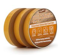 LLPT Double Sided Woodworking Tape 25.4MM x 27M x 0.22MM Each 3 Pack Double Face Turner Woodworker Adhesive Tape Removable Residue Free for Wood Template (WT1090Y3)