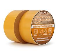 LLPT Double Sided Woodworking Tape 64MM x 27M x 0.2MM Each 2 Pack Double Face Turner Woodworker Adhesive Tape Removable Residue Free for Wood Template (WT2590Y2)