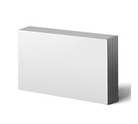 LLPT Dry Erase Magnetic Sheets 6 Packs 15CM x 21CM Reusable Washable No Adhesive Trimable Sticker Notes for Refrigerator Desktop Shelf DIY Whiteboard Color White (MSW598)