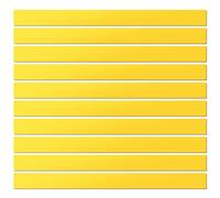 LLPT Dry Erase Magnetic Strips | 10 Pcs | 5CM x 30CM | Blank Writable Magnet | Reusable Sticky Labels and Stickers Notes | for Whiteboard Locker Classroom (DMS21210YW) | Yellow