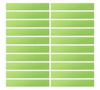 LLPT Dry Erase Magnetic Strips | 20 Pcs | Blank Writable Magnet Reusable Sticky Labels and Stickers Notes | for Whiteboard Locker Classroom (DMS11220GN) | Color Green | 2.5CM x 30CM