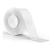 LLPT Hand Tear Double Sided Tape | 50mm * 5mm | Nano Mounting Tape | Removable Heavy Duty Sticky Tape | Transparent Tape for Carpet Picture Poster Office Home RV Decoration(LPNT5001)
