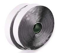 LLPT Hook and Loop Tape Color Black 25.4MM x 7M x 2MM Each Roll Heavy Duty Adhesive Hook Loop Strip Mounting Tape for Indoor and Outdoor (HTB130)