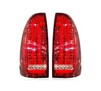 LLQJGBL 2Piece Car LED Rear Brake Lamp Tail Light Assembly Turn Signal Lights For Toyota For Tacoma 2005 2006 2007 2008 2009 2010 2011 2012 2013 2014 2015 Mirror Indicator(Red Cover)