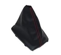 LLQJGBL Gear Shift Knob Cover for A4 for 8E for B6 for B7 2000 2001 2002 2003 2004 2005 2006 2007 2008 5 Gear 6 Speed Car Shift Knob(Boots red line)