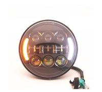 LLQJGBL Headlight Light Headlamp For V-Star For XVS 650 950 For Bobber For Cafe For Racer Motorcycle 5-3/4" 5.75 LED Headlight 40W 45W 65W 80W Headlights(T 60W Turn Signal)