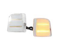 LLQJGBL Rearview Mirror Indicator For For Astro 1995-2005 2pcs Car LED Front Corner Side Marker Turn Signal Lights DRL Car Indicator(Clear Lens Amber)