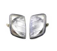 LLQJTC Car Indicator Turn Signal Light Replacement For Benz For E-Class For W124 1985-1996 Car Corner Light Shell Front Turn Signal Indicator Lamp Housing 1248261243 1248261143(1Pair White)
