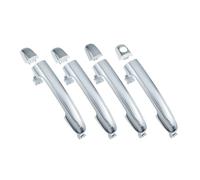 LLQJTC Car Outer Side Door Handle for Hyundai for Sonata 2006 2007 2008 2009 2010 2.4L 3.3L Black Or Chrome Exterior Car Door Handle Front Rear Left Right(4 Sides Chrome)