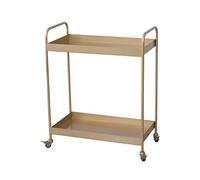LLSHQ Rolling Kitchen Island Serving Cart with Wine Bar Storage Tray and Tipper Trolley Space Saving for Homes