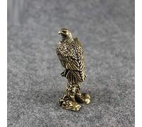 LLSJF Statue Ornaments Sculptures Bronze Eagle Miniatures Figurines Pure Copper Eagle Statue Home Decorations Crafts