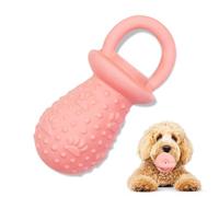 LLSPET Latex Chew Dog Toys, Novelty Squeaky Pacifier Dog Toys, 5.2" Durable Pacifier Dog Chew Toys for Small and Medium Dogs(Pink,1Pcs)