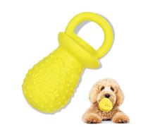 LLSPET Latex Chew Dog Toys, Novelty Squeaky Pacifier Dog Toys, 5.2" Durable Pacifier Dog Chew Toys for Small and Medium Dogs(Yellow,1 Pcs)