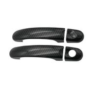 LLSUCBD Car Door Handle Cover Compatible with VW for EOS 2006 2007 2008 2009 2010 2011 2012 2013 2014 2015 ABS Silver Gloss Black Car Door Handle Cover