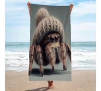 LLSZAHD Beach Towel Spider Microfibre Towels Quick Dry Sand Free, Super Soft Beach Blanket Bath Shower Towel - 80x180cm/32 x71